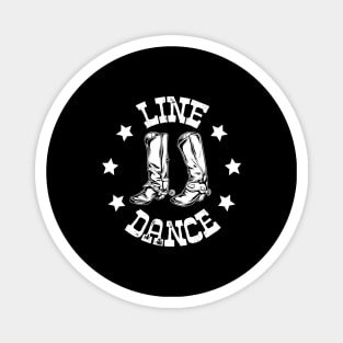 Line Dance Boots Design Magnet